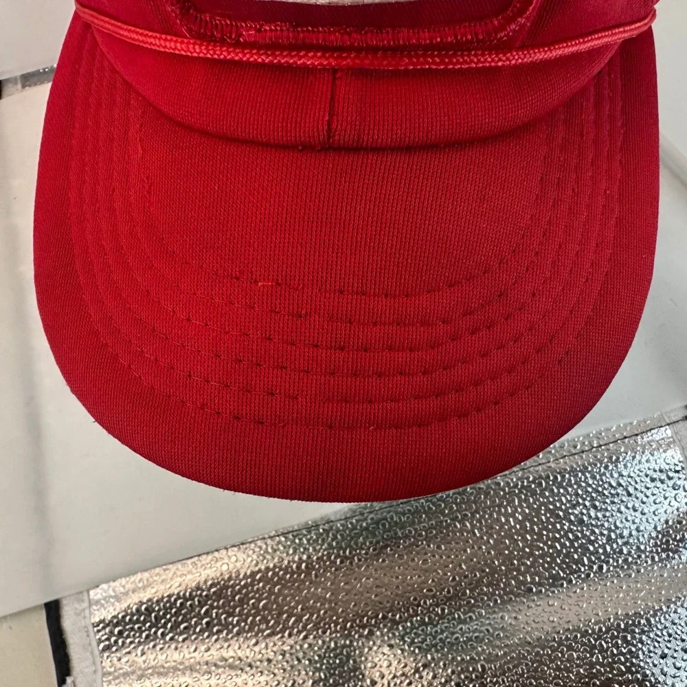 Vintage GMC Trucks Hat Cap Red Embroidered Logo Snapback Adjustable‎ Mens - Picture 8 of 13